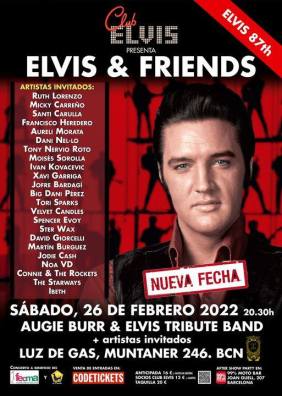 Elvis &amp; Friends. Concierto Benéfico en Luz de gas 26 de febrero. Nueva  fecha. – Barnafotopress